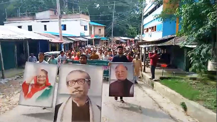 কাপ্তাইয়ে আ.লীগের ‘প্লাটিনাম জয়ন্তী’ উদযাপন উপলক্ষে সংবর্ধনা ও আলোচনা সভা